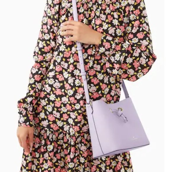 **SOLD** Sadie Bucket Bag - Lavender Frost - Picture 8 of 9